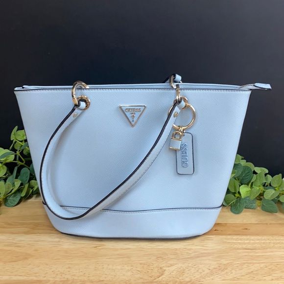 Light blue guess bag clearance